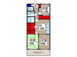 タカ－ラ・ハ－ヴェストの物件間取画像